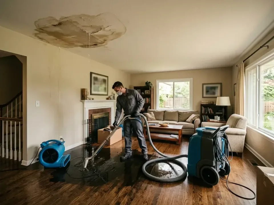 attic-pipe-burst-ceiling-drip-008 — frequently asked questions, Water Damage Restoration & Carpet Care in Laurel, VA